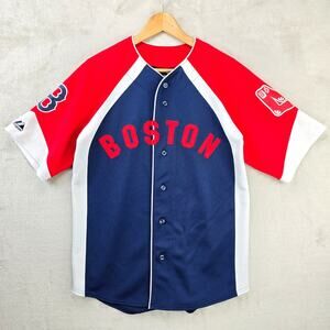 Boston Red Sox Jersey Carl Yastrzemski #8 Mens Small Cooperstown Collection RARE